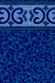 Toile vinyle Rocking Blue / Electric Blue AquaFab — Piscines Lanaudière